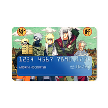 Load image into Gallery viewer, Anime Naruto Credit Card Skins (4-in-1 Pack)
