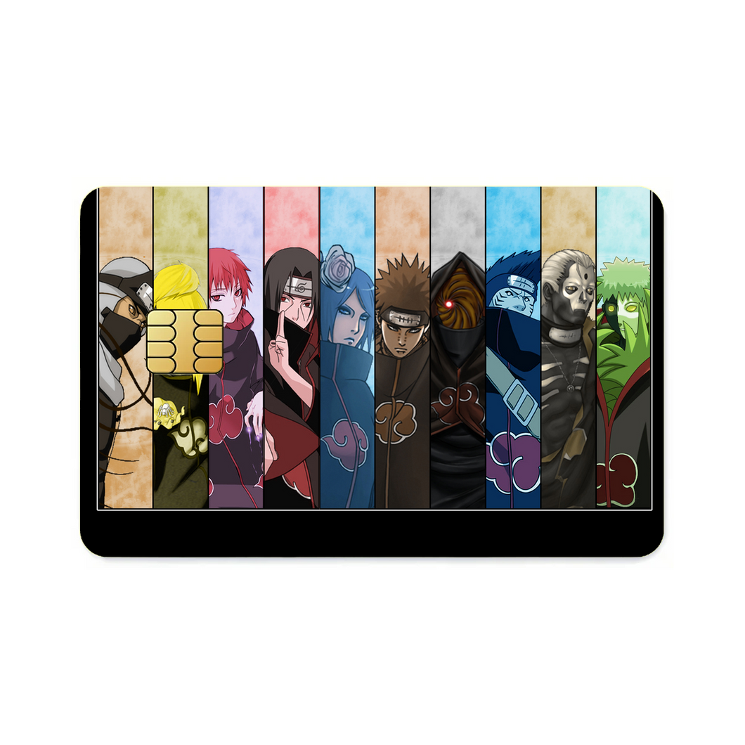 Anime Narutor Credit Card Skins (4-in-1 Pack)
