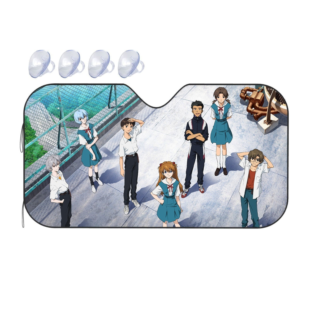 Anime Neon Genesis Evangelion  Car Sunshade