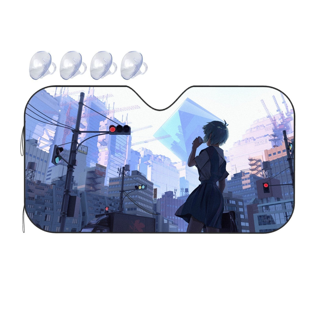 Anime Neon Genesis Evangelion  Car Sunshade