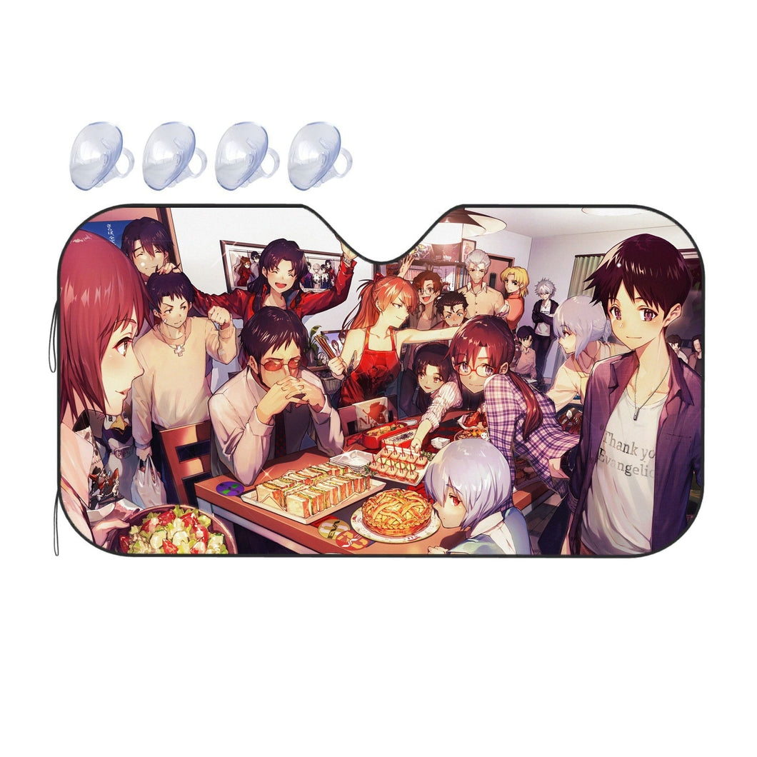 Anime Neon Genesis Evangelion  Car Sunshade