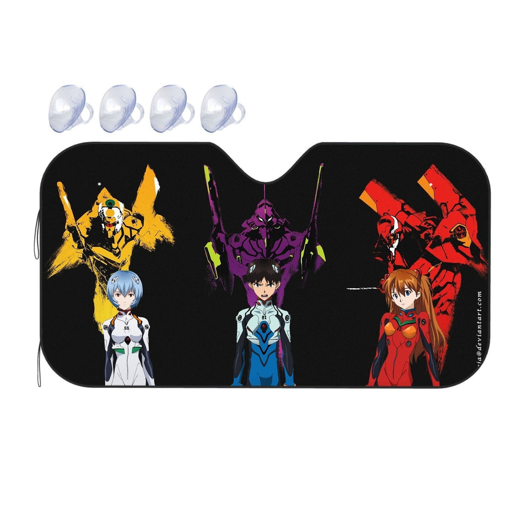 Anime Neon Genesis Evangelion  Car Sunshade