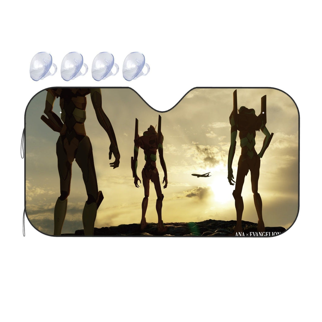 Anime Neon Genesis Evangelion  Car Sunshade