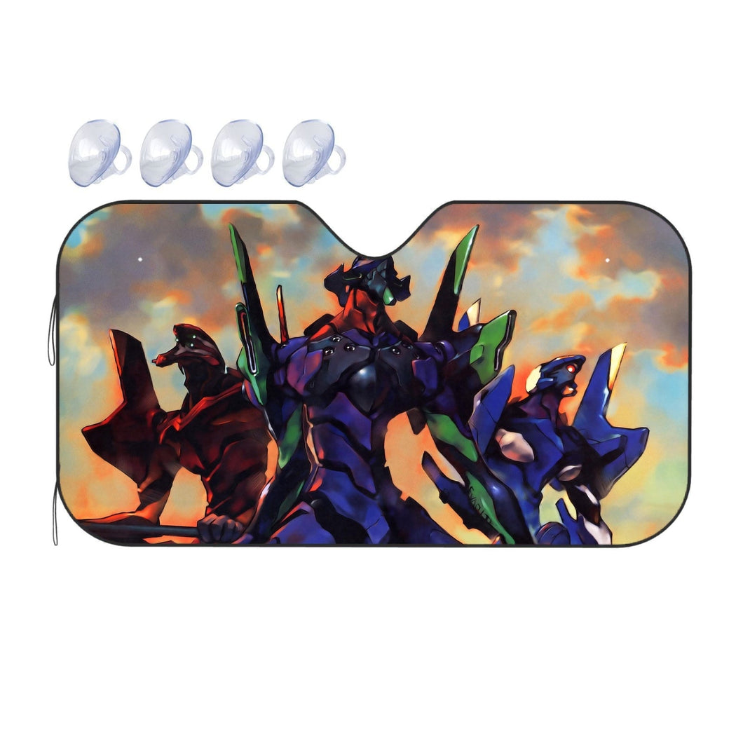Anime Neon Genesis Evangelion  Car Sunshade