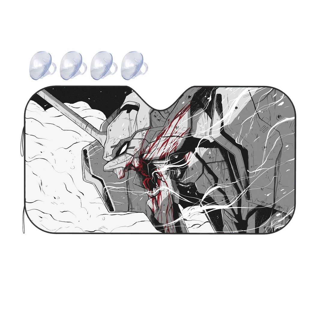 Anime Neon Genesis Evangelion  Car Sunshade