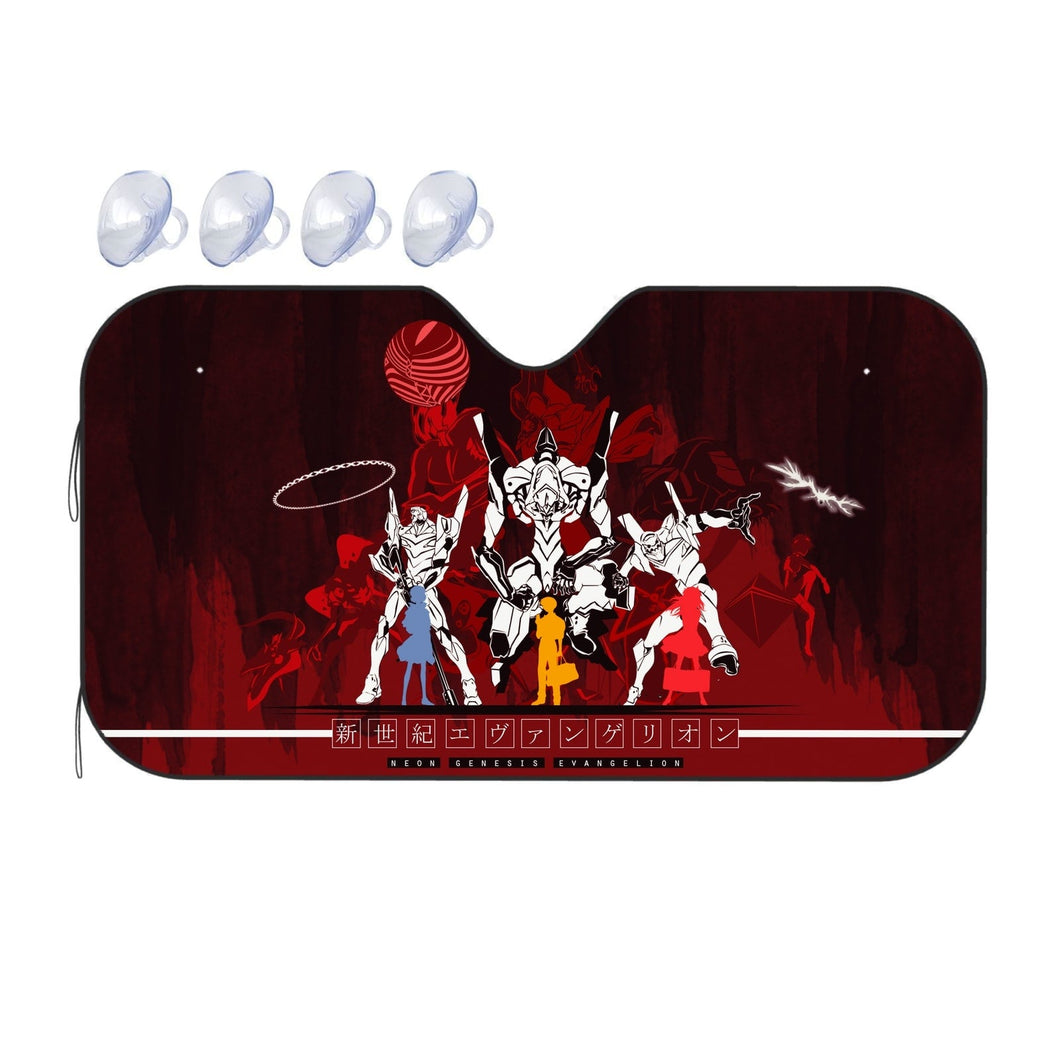 Anime Neon Genesis Evangelion  Car Sunshade