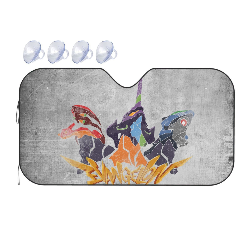 Anime Neon Genesis Evangelion  Car Sunshade