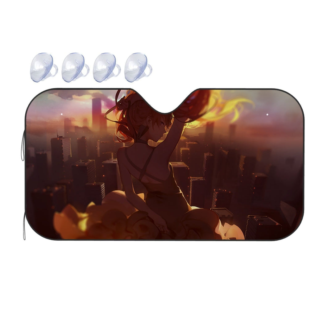 Anime Neon Genesis Evangelion  Car Sunshade