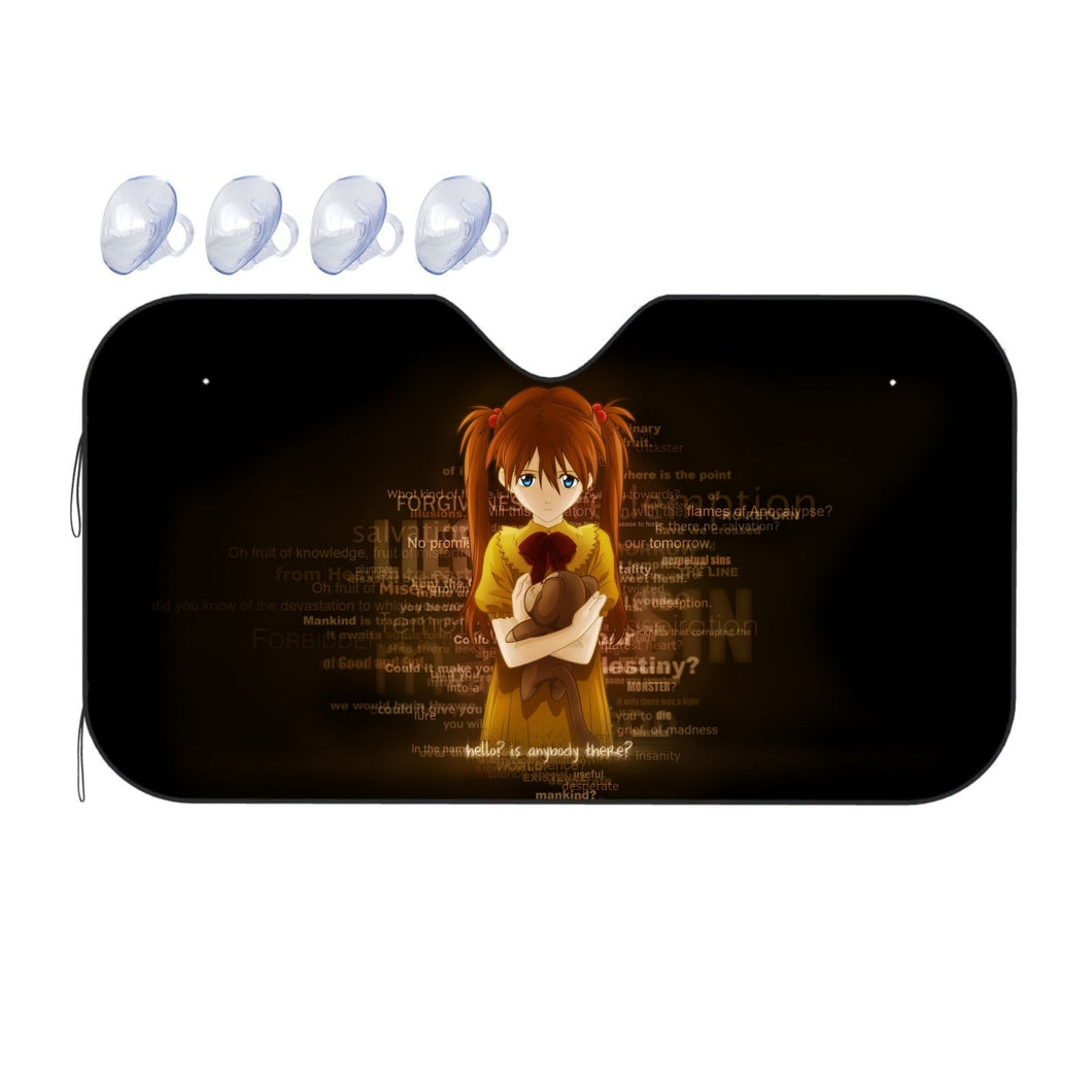 Anime Neon Genesis Evangelion  Car Sunshade