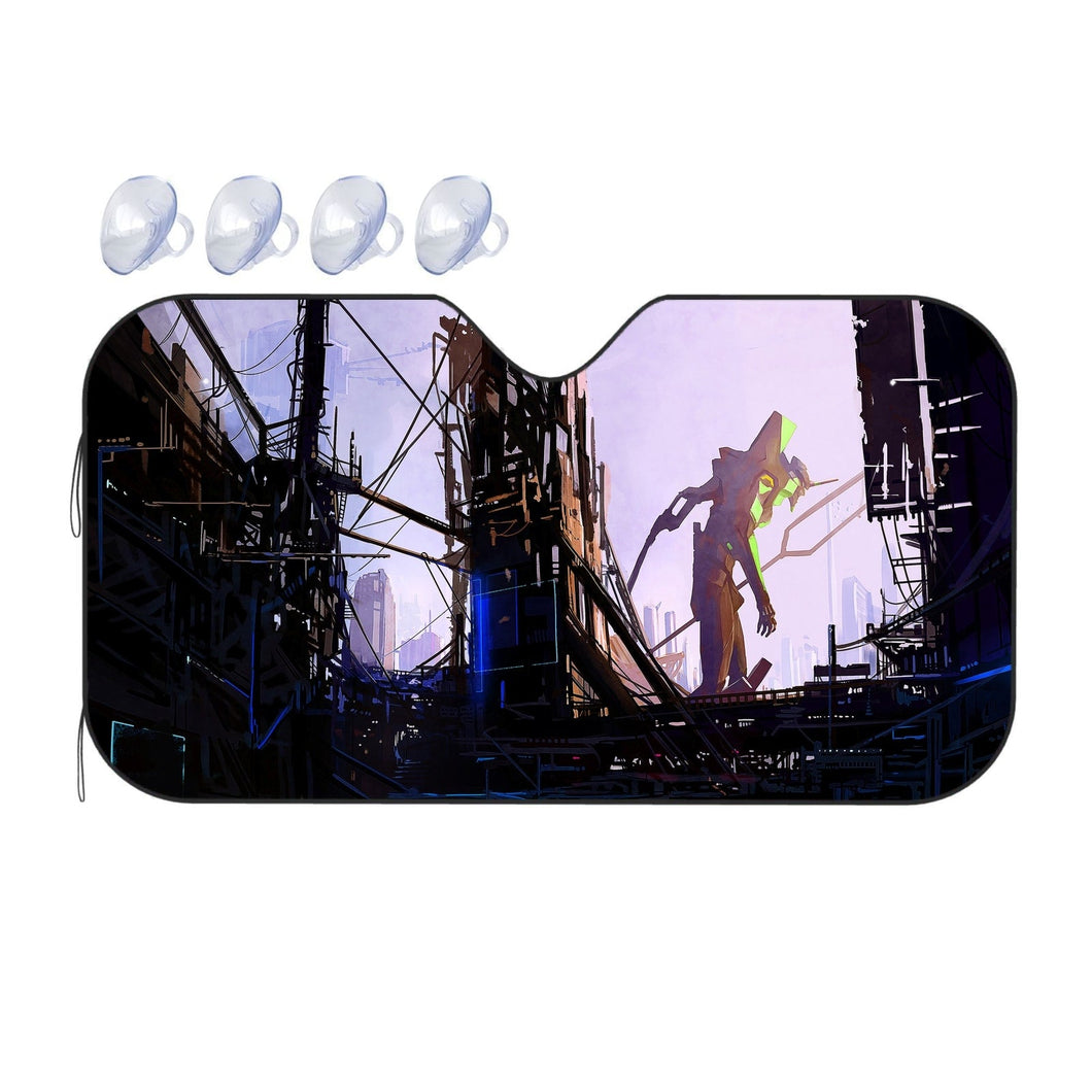Anime Neon Genesis Evangelion  Car Sunshade