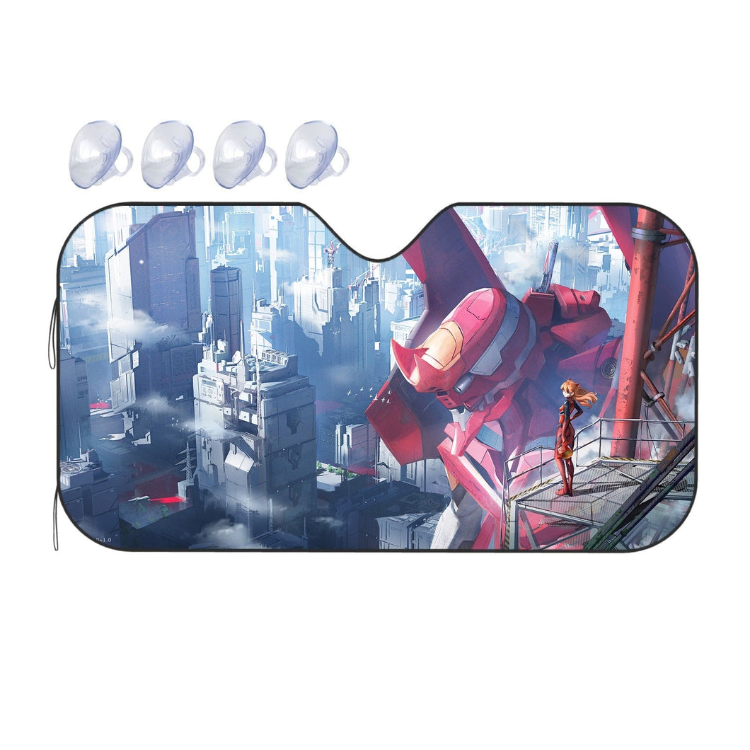 Anime Neon Genesis Evangelion  Car Sunshade