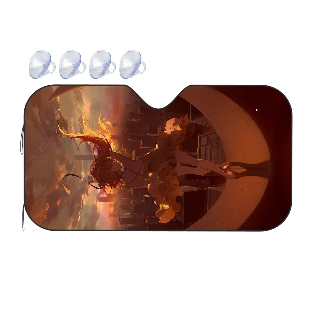 Anime Neon Genesis Evangelion  Car Sunshade