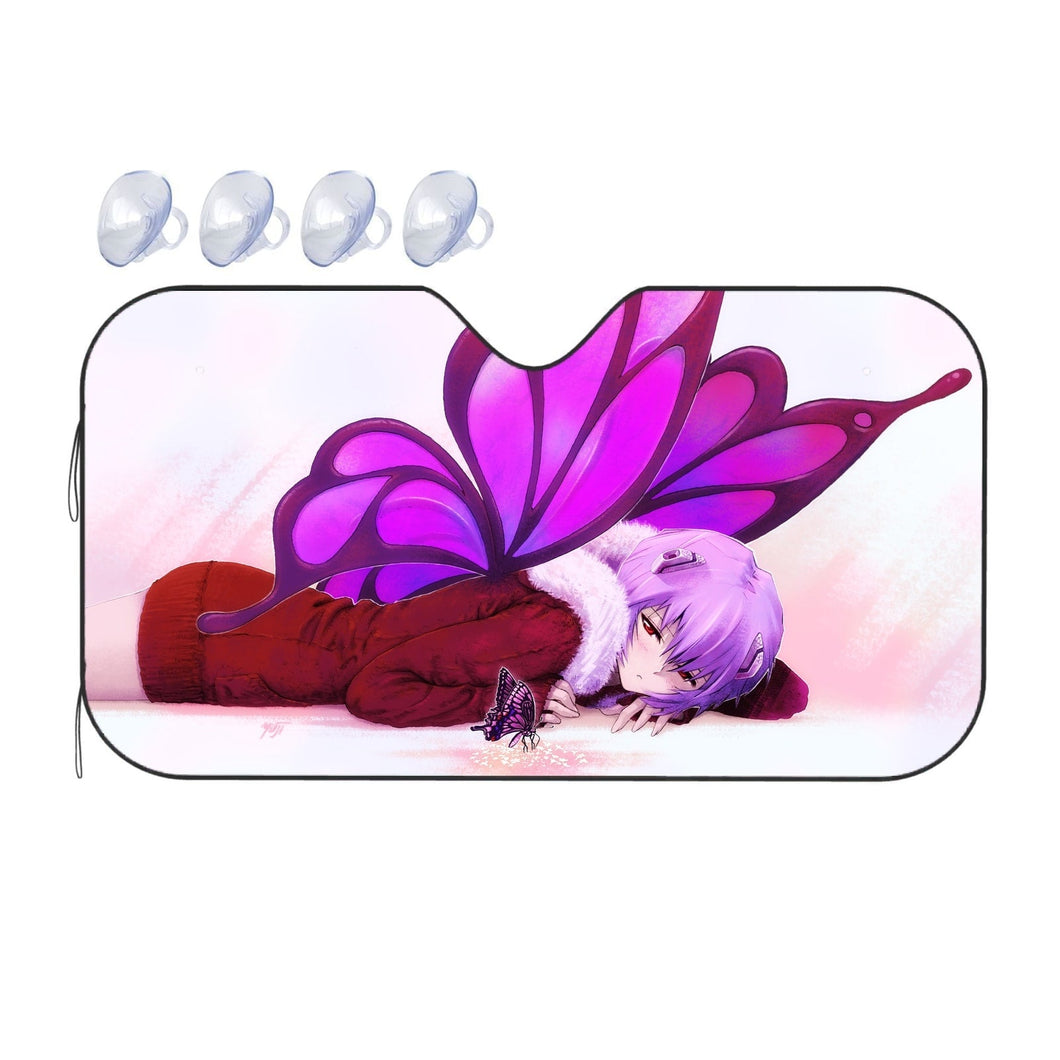 Anime Neon Genesis Evangelion  Car Sunshade