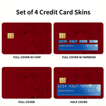 Load image into Gallery viewer, Anime Neon Genesis Evangelion  Credit Card Skins (4-in-1 Pack)
