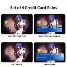 Load image into Gallery viewer, Anime Neon Genesis Evangelion  Credit Card Skins (4-in-1 Pack)
