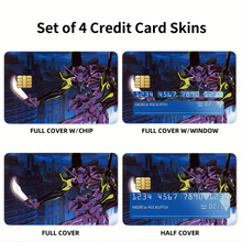 Load image into Gallery viewer, Anime Neon Genesis Evangelion  Credit Card Skins (4-in-1 Pack)
