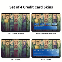 Load image into Gallery viewer, Anime Neon Genesis Evangelion Credit Card Skins (4-in-1 Pack)

