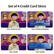 Load image into Gallery viewer, Anime Neon Genesis Evangelion  Credit Card Skins (4-in-1 Pack)
