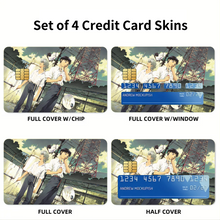 Load image into Gallery viewer, Anime Neon Genesis Evangelion  Credit Card Skins (4-in-1 Pack)
