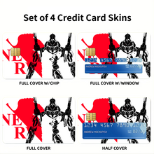 Load image into Gallery viewer, Anime Neon Genesis Evangelion  Credit Card Skins (4-in-1 Pack)
