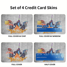 Load image into Gallery viewer, Anime Neon Genesis Evangelion  Credit Card Skins (4-in-1 Pack)
