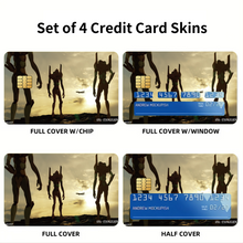 Load image into Gallery viewer, Anime Neon Genesis Evangelion  Credit Card Skins (4-in-1 Pack)
