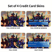 Load image into Gallery viewer, Anime Neon Genesis Evangelion  Credit Card Skins (4-in-1 Pack)
