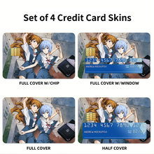 Load image into Gallery viewer, Anime Neon Genesis Evangelion  Credit Card Skins (4-in-1 Pack)
