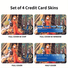 Load image into Gallery viewer, Anime Neon Genesis Evangelion  Credit Card Skins (4-in-1 Pack)
