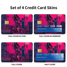 Load image into Gallery viewer, Anime Neon Genesis Evangelion  Credit Card Skins (4-in-1 Pack)
