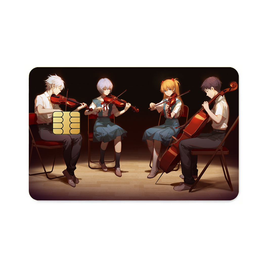Anime Neon Genesis Evangelion  Credit Card Skins (4-in-1 Pack)
