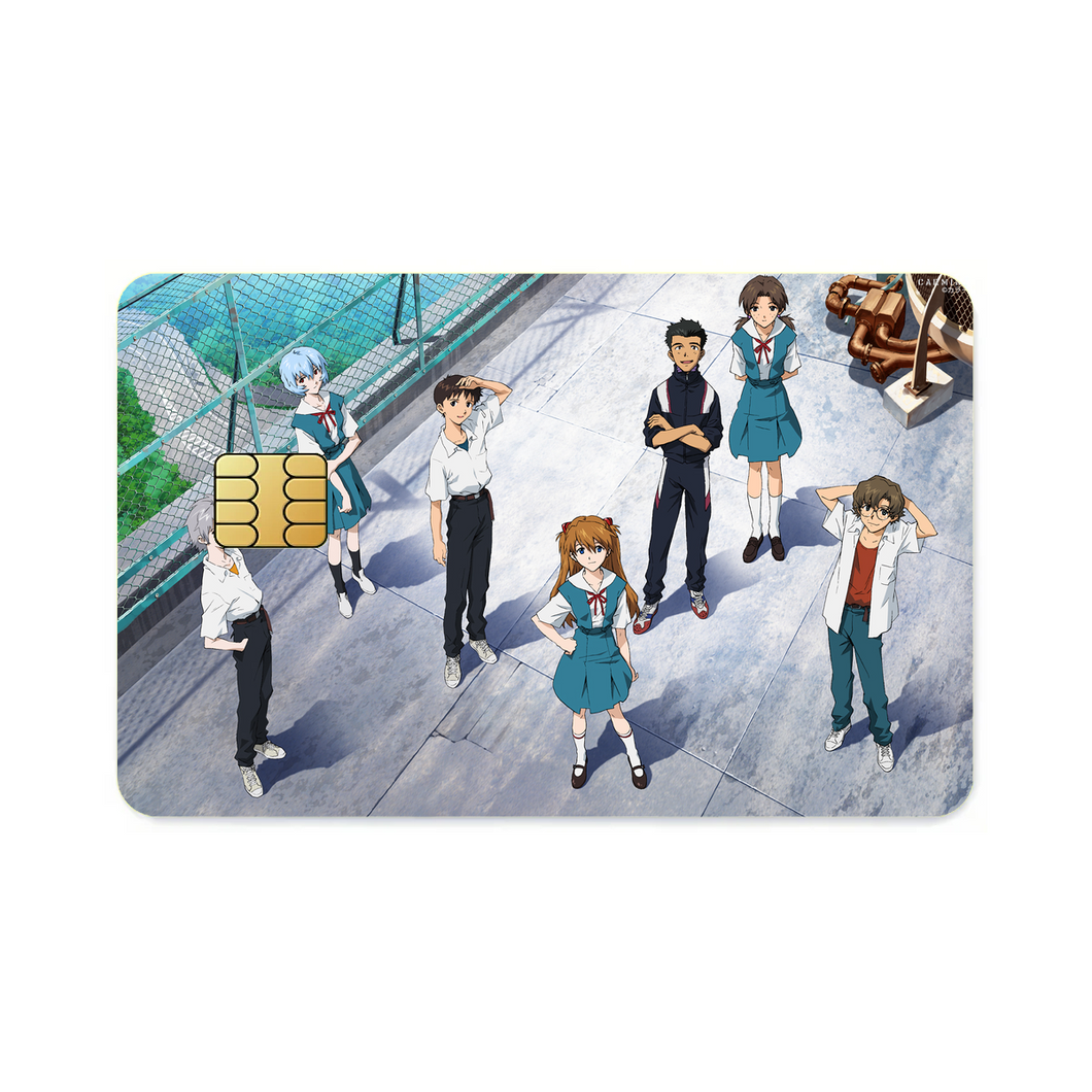 Anime Neon Genesis Evangelion  Credit Card Skins (4-in-1 Pack)
