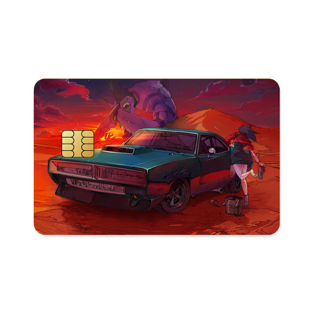 Anime Neon Genesis Evangelion  Credit Card Skins (4-in-1 Pack)