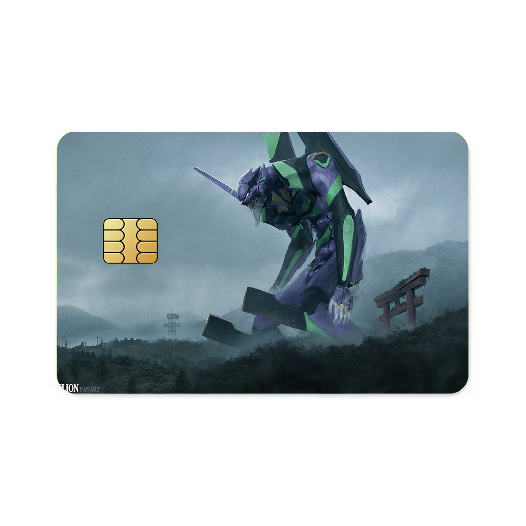 Anime Neon Genesis Evangelion Credit Card Skins (4-in-1 Pack)