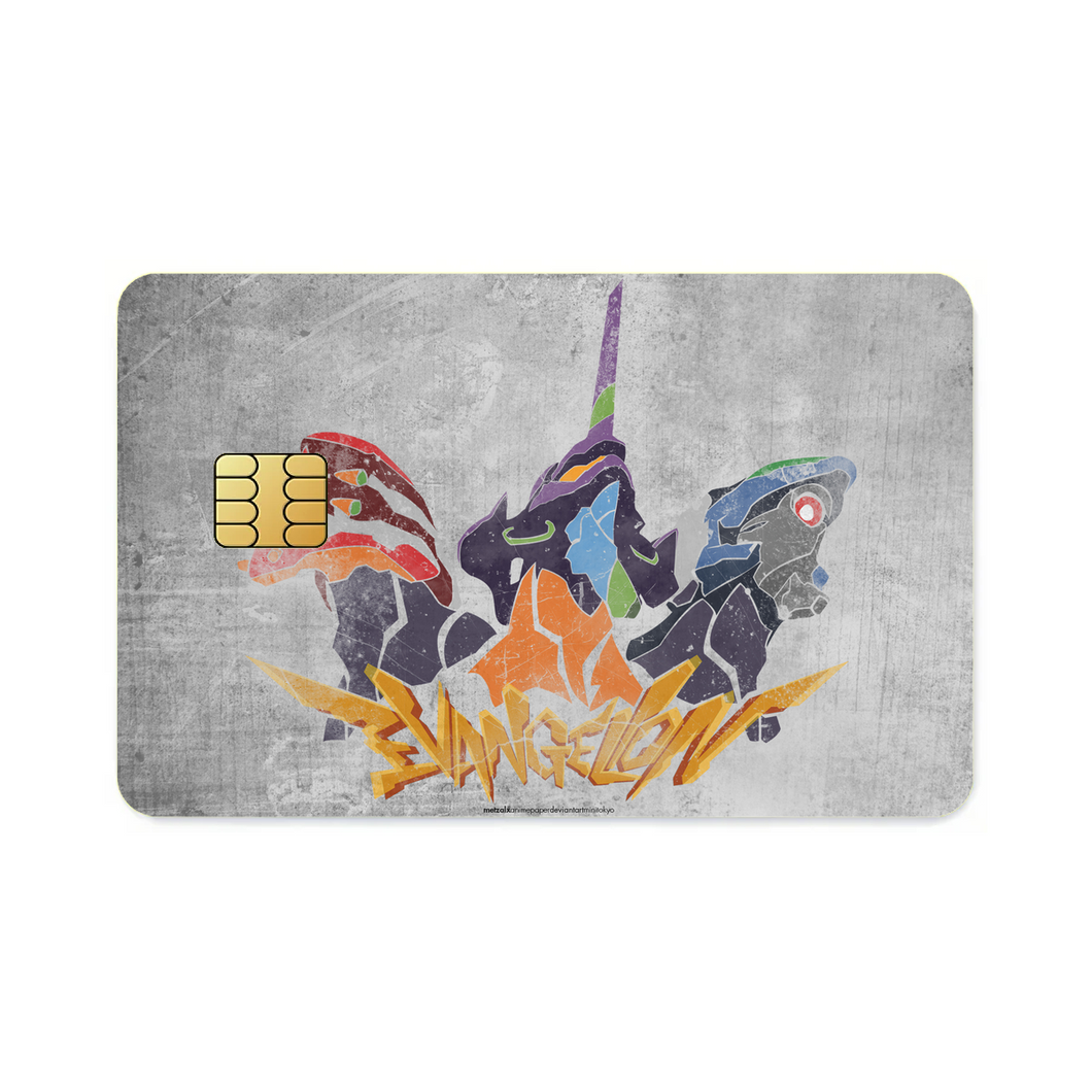 Anime Neon Genesis Evangelion  Credit Card Skins (4-in-1 Pack)