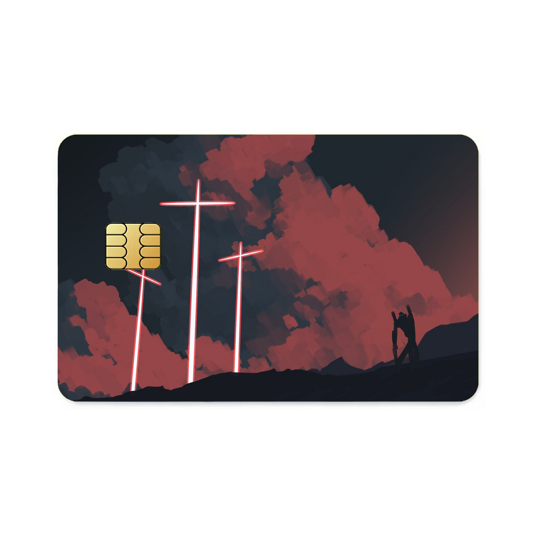 Anime Neon Genesis Evangelion Credit Card Skins (4-in-1 Pack)