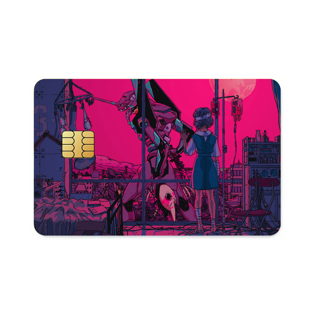 Anime Neon Genesis Evangelion  Credit Card Skins (4-in-1 Pack)