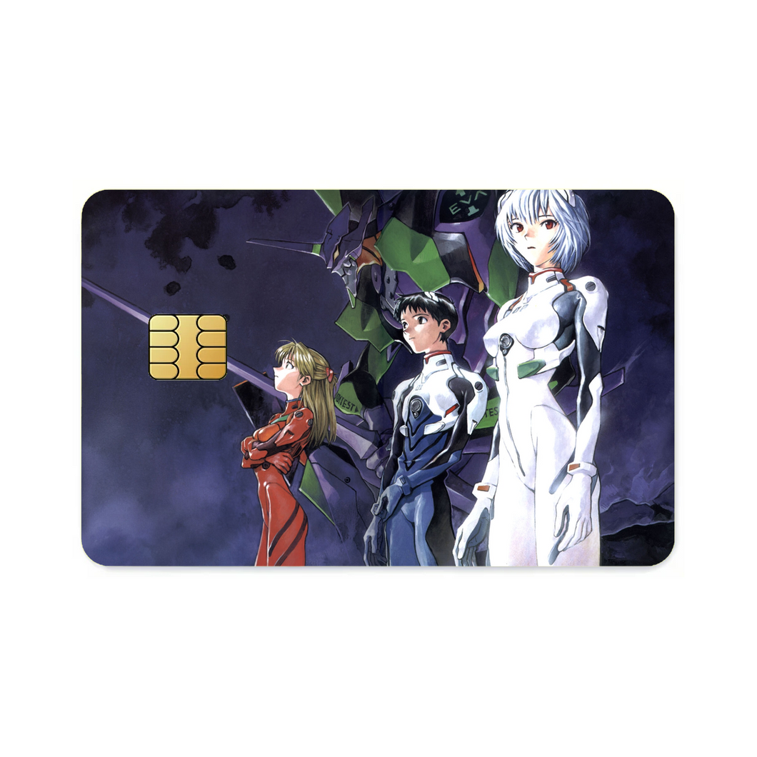 Anime Neon Genesis Evangelion  Credit Card Skins (4-in-1 Pack)