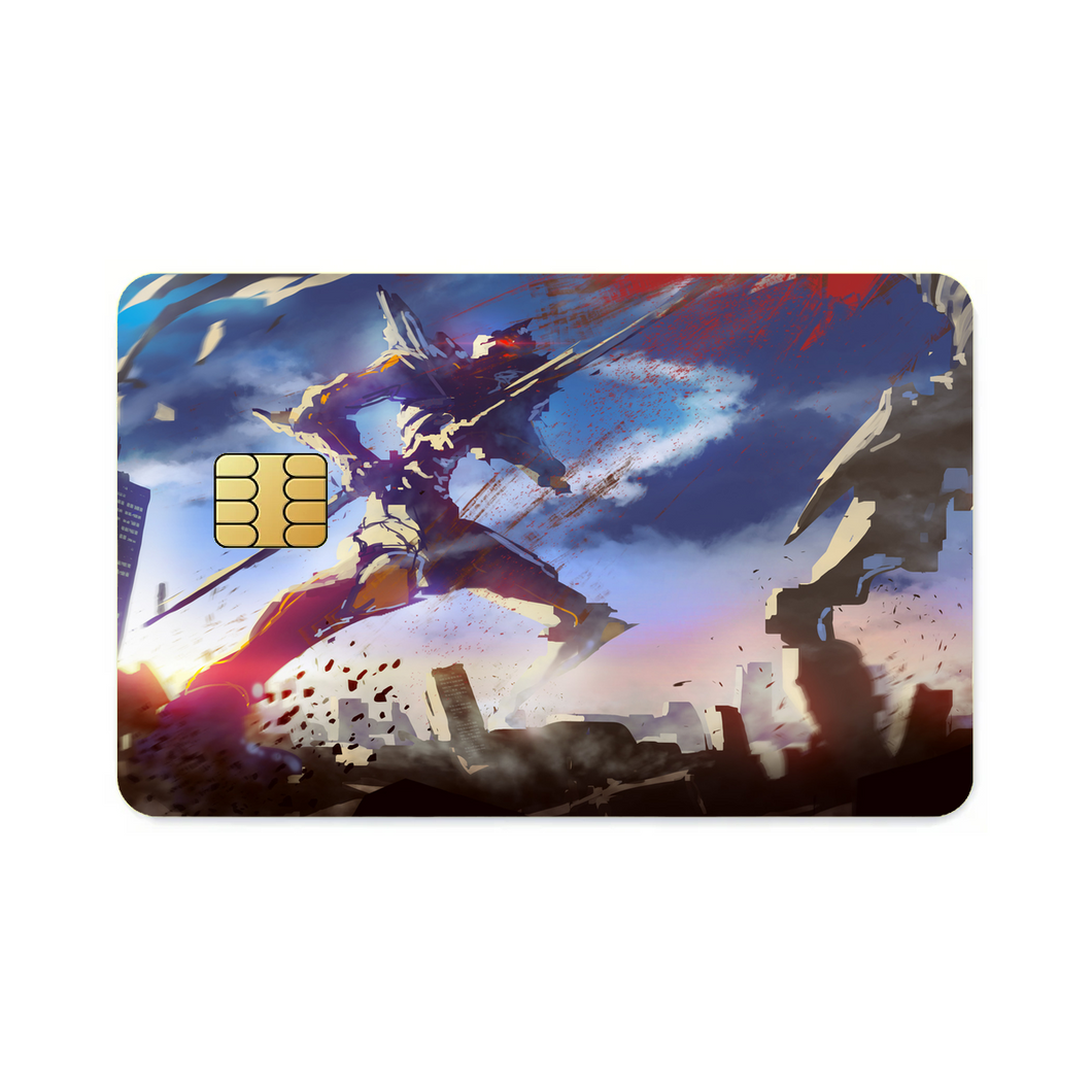Anime Neon Genesis Evangelion Credit Card Skins (4-in-1 Pack)