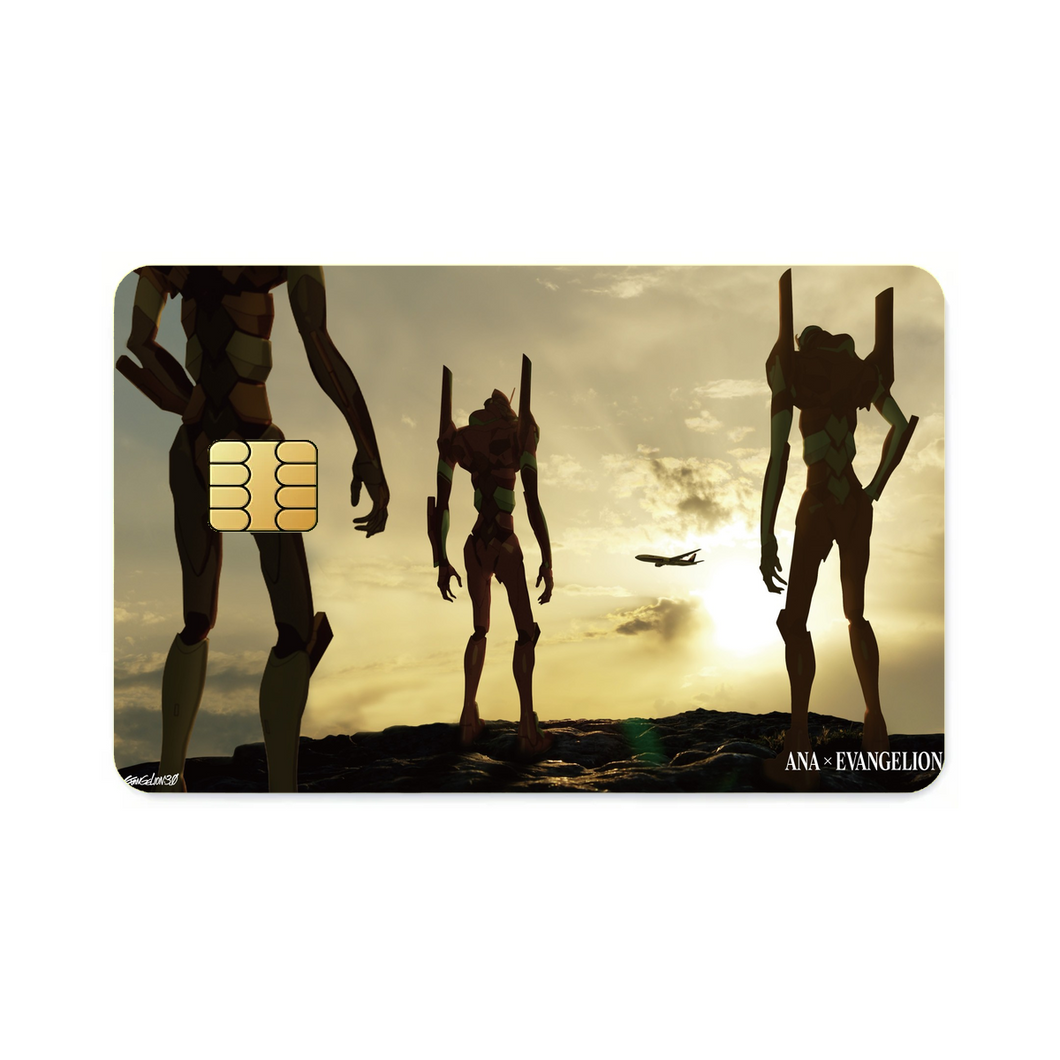 Anime Neon Genesis Evangelion  Credit Card Skins (4-in-1 Pack)