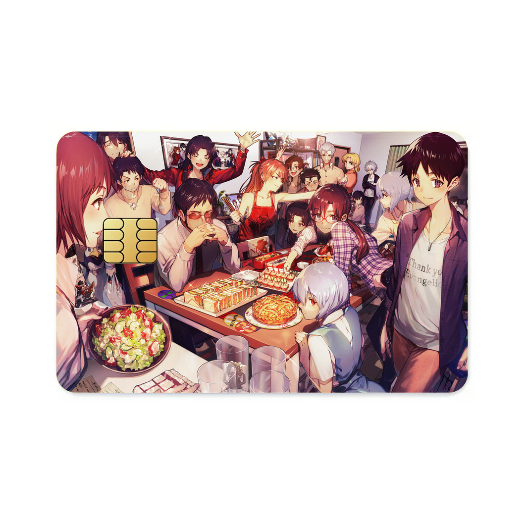 Anime Neon Genesis Evangelion  Credit Card Skins (4-in-1 Pack)