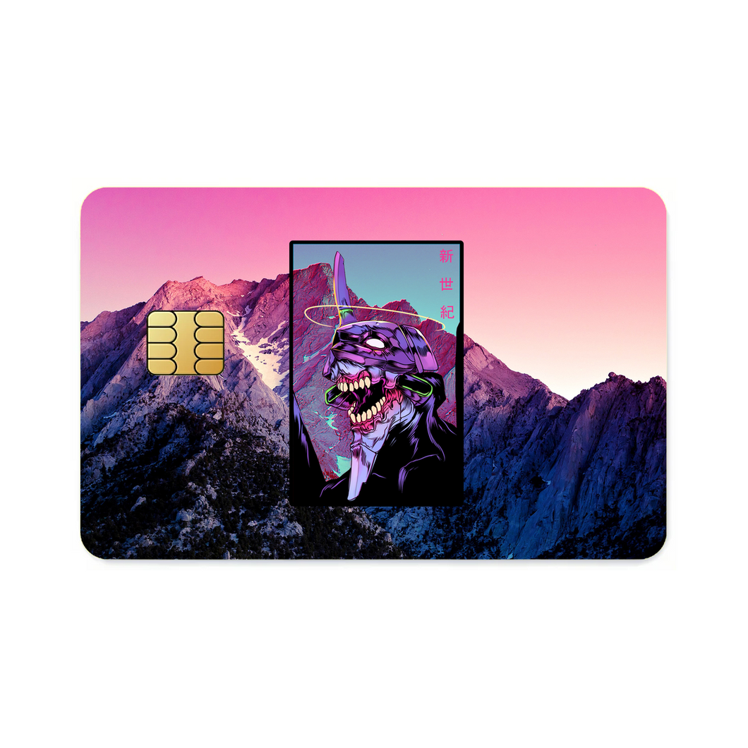 Anime Neon Genesis Evangelion  Credit Card Skins (4-in-1 Pack)