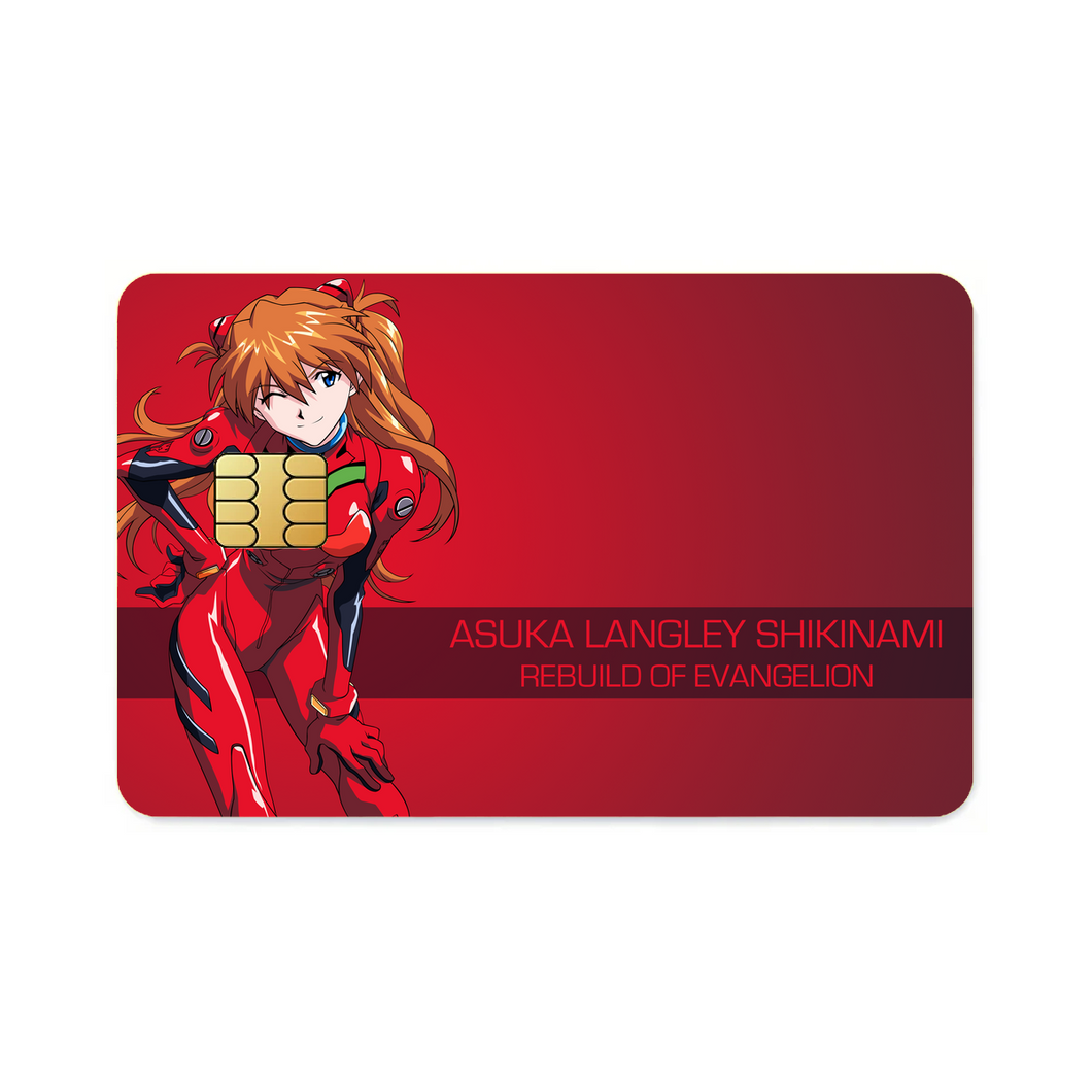 Anime Neon Genesis Evangelion Credit Card Skins (4-in-1 Pack)