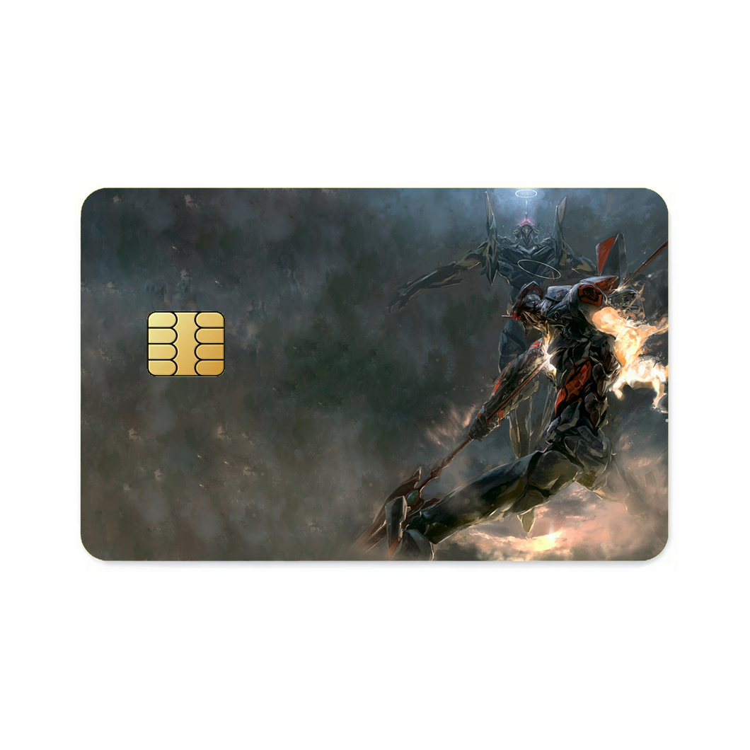 Anime Neon Genesis Evangelion Credit Card Skins (4-in-1 Pack)