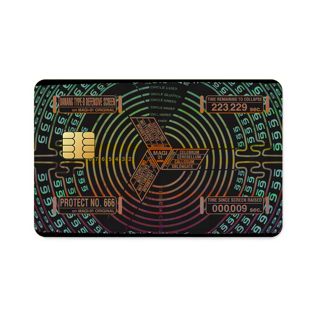 Anime Neon Genesis Evangelion  Credit Card Skins (4-in-1 Pack)