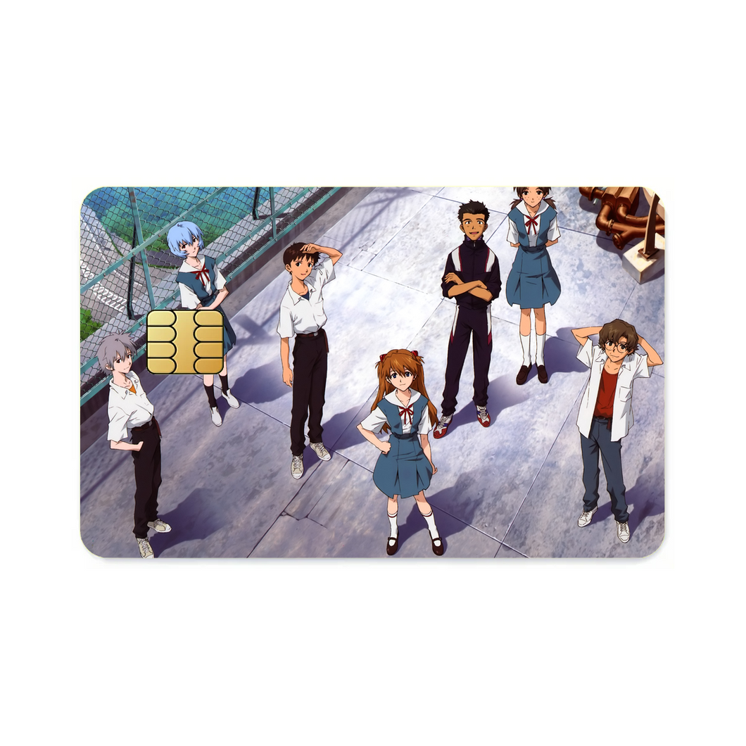Anime Neon Genesis Evangelion  Credit Card Skins (4-in-1 Pack)