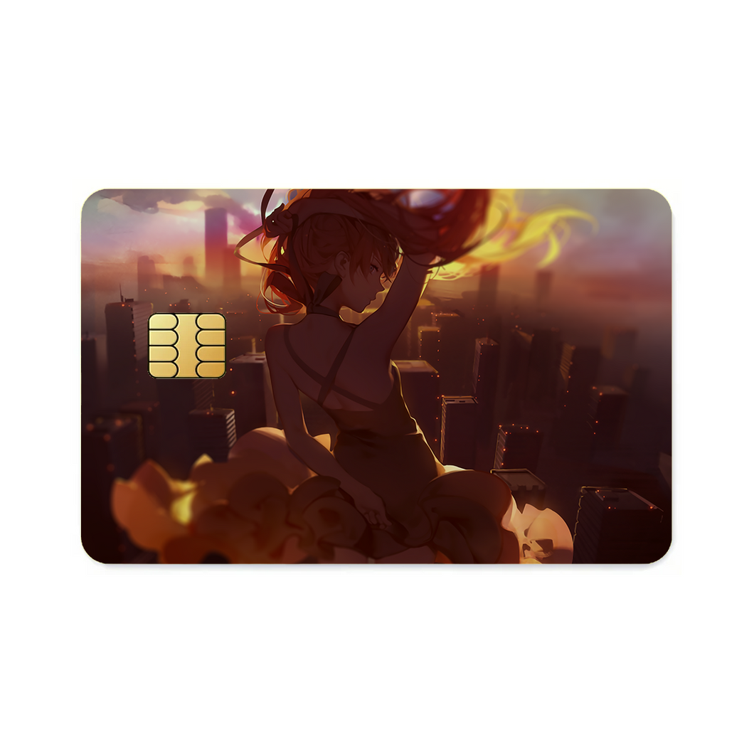 Anime Neon Genesis Evangelion  Credit Card Skins (4-in-1 Pack)