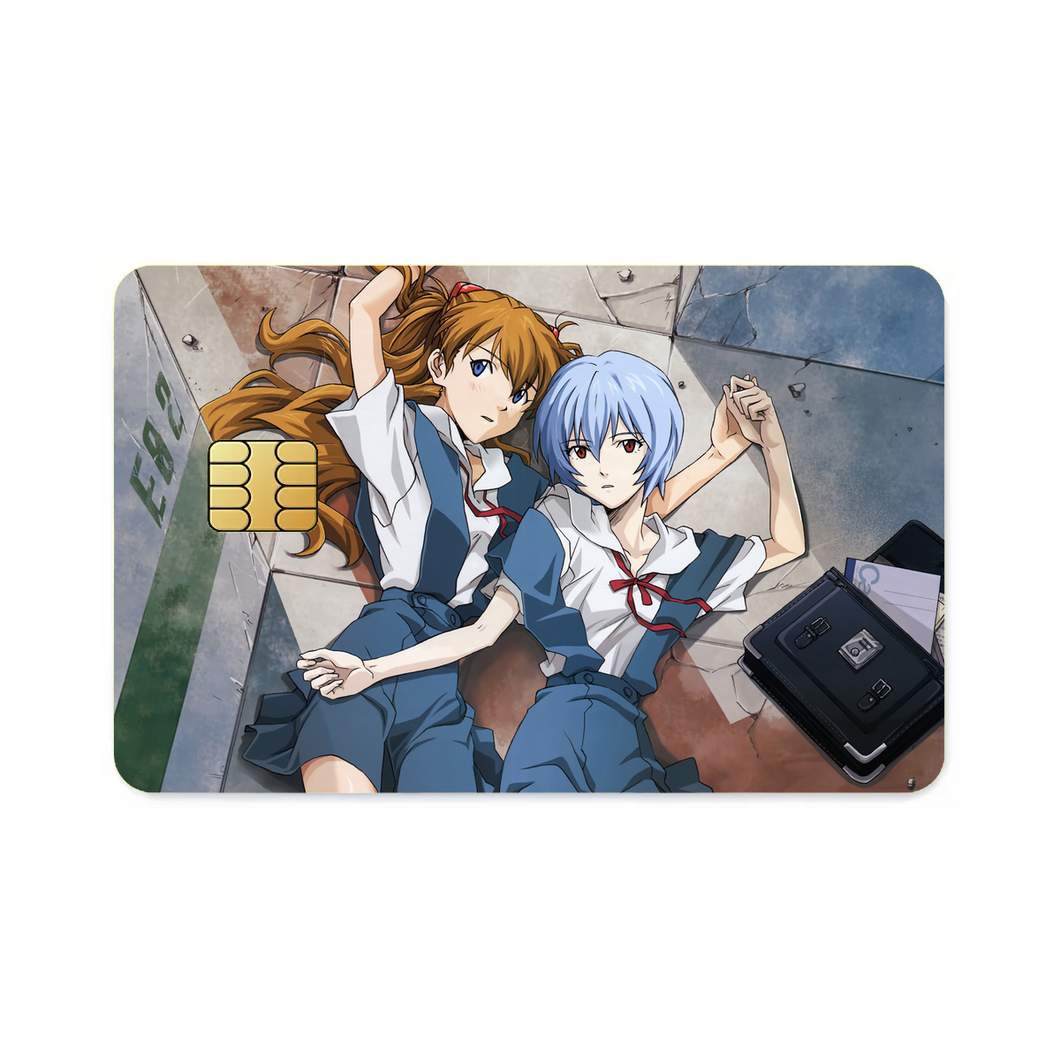 Anime Neon Genesis Evangelion  Credit Card Skins (4-in-1 Pack)