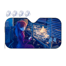 Load image into Gallery viewer, Anime Neon Genesis Evangelionr Car Sunshade
