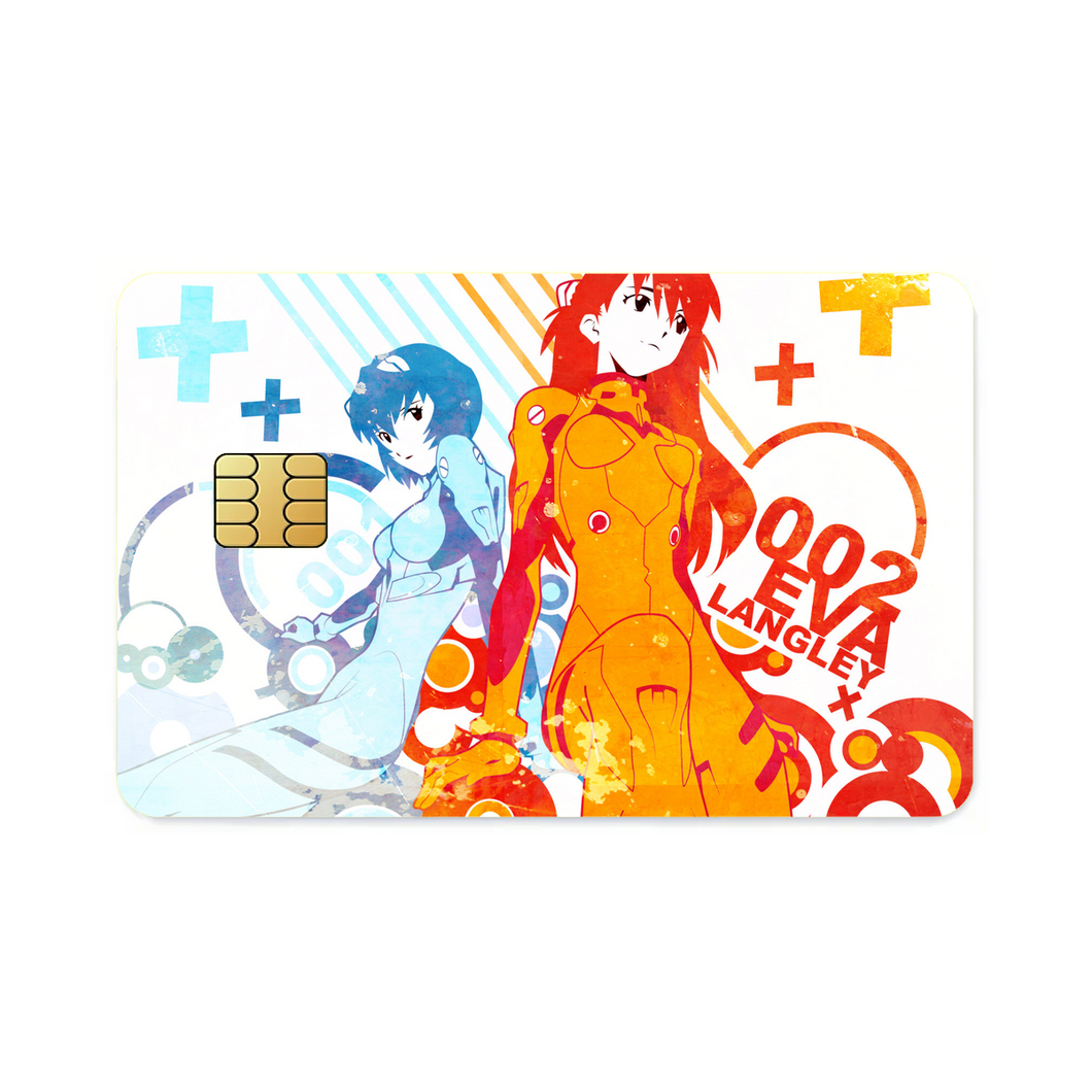 Anime Neon Genesis Evangelionr Credit Card Skins (4-in-1 Pack)